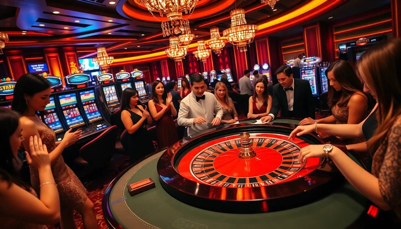 Experience thrilling moments at cà khịa tv with exciting casino games and vibrant atmosphere.
