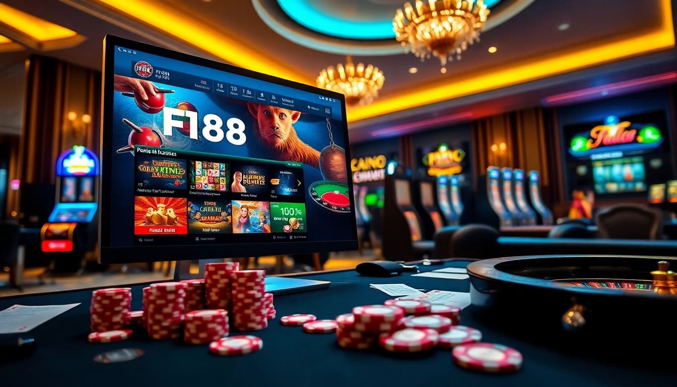 Enjoy thrilling games like poker and slots at https://f168.vision/ in a luxurious casino setting.