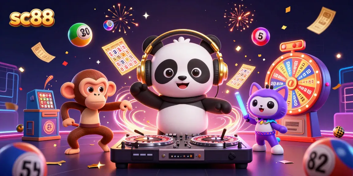 Experience thrilling gaming at sc88 with vibrant characters and dynamic casino elements.
