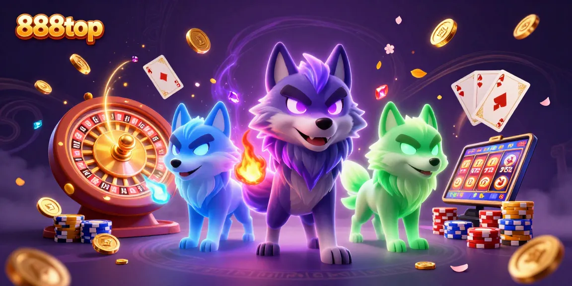 Experience the excitement of 888top with thrilling casino scenes and dynamic gaming elements.