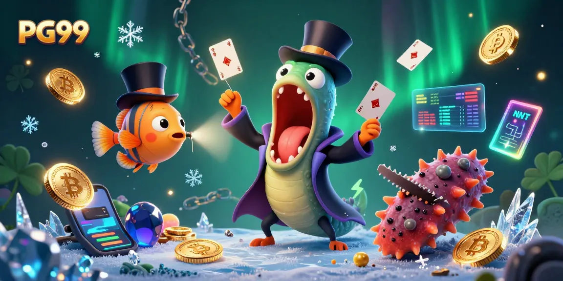 Experience exciting gameplay at PG99 featuring unique sea creatures in a vibrant casino setting.