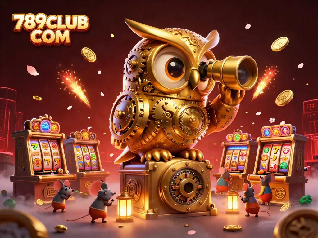 Experience exciting gameplay at 789CLUB COM with golden owl and fun casino elements.
