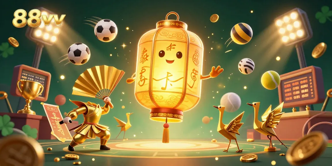 Experience the thrilling gameplay of 88vv with dynamic sports betting and colorful 3D casino elements.