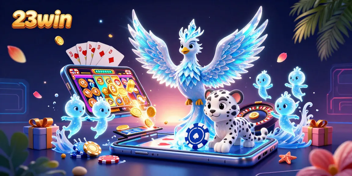 Experience the excitement of 23win casino with vibrant slots, poker, and immersive characters.