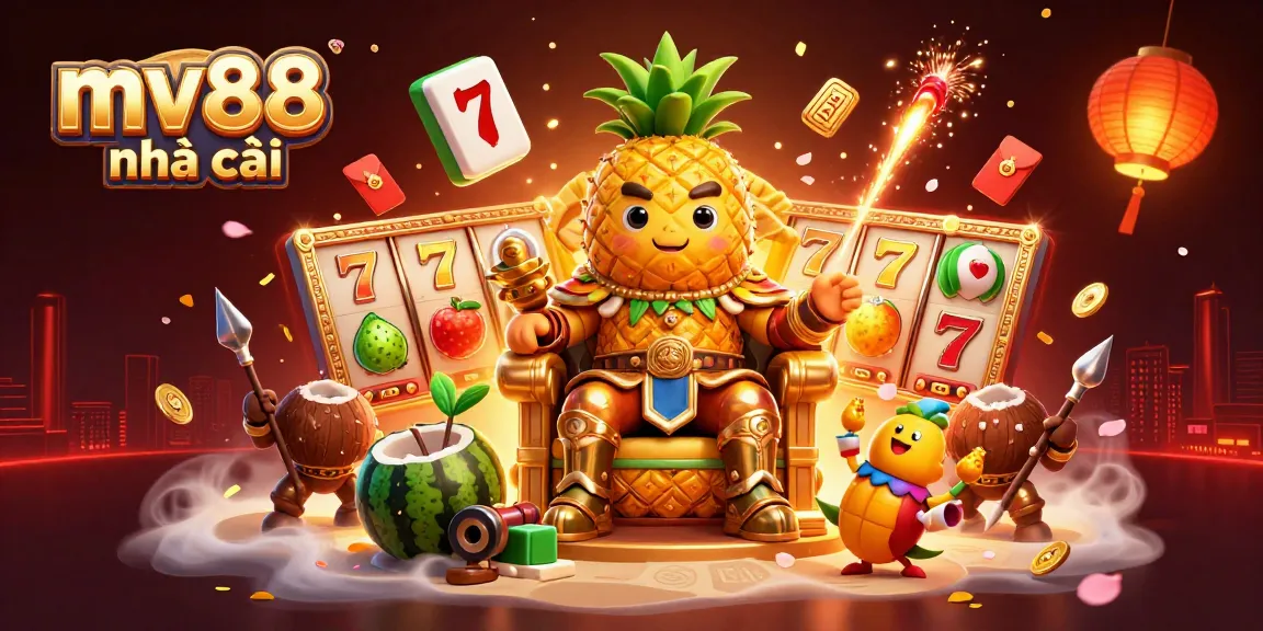 Experience the excitement at mv88 nhà cái with the golden pineapple king and vibrant slot games.
