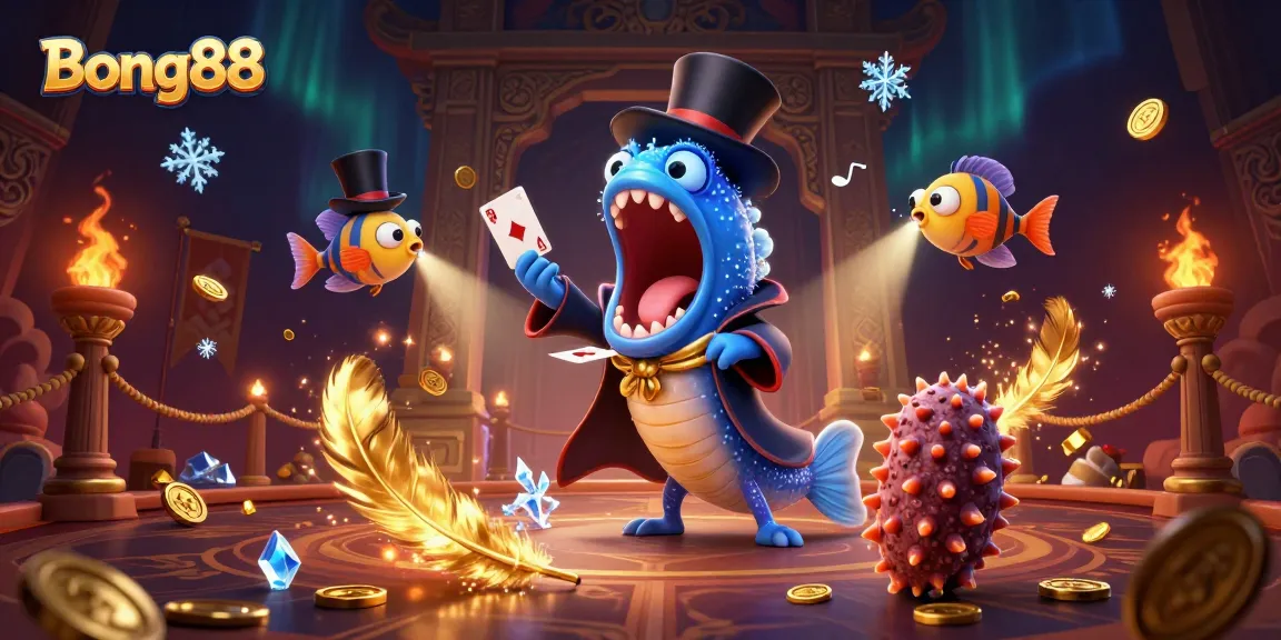 Engage with Bong88's thrilling casino experience, featuring vibrant characters and dynamic gambling elements.